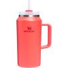 image:imageSTANLEY Quencher H20 Tumbler with Handle and Straw 30 oz  Flowstate 3Position Lid  Cup Holder Compatible for Travel  Insulated Stainless Steel Cup  BPAFree  Sahara PlumeHot Coral