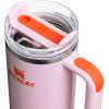 image:imageSTANLEY Quencher H20 Tumbler with Handle and Straw 30 oz  Flowstate 3Position Lid  Cup Holder Compatible for Travel  Insulated Stainless Steel Cup  BPAFree  Sahara PlumeRose Petal Shimmer