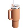 image:imageSTANLEY Quencher H20 Tumbler with Handle and Straw 30 oz  Flowstate 3Position Lid  Cup Holder Compatible for Travel  Insulated Stainless Steel Cup  BPAFree  Sahara PlumeToast