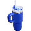 image:imageSTANLEY Quencher H20 Tumbler with Handle and Straw 30 oz  Flowstate 3Position Lid  Cup Holder Compatible for Travel  Insulated Stainless Steel Cup  BPAFree  Sahara PlumeCobalt