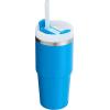image:imageSTANLEY Quencher H20 Tumbler with Handle and Straw 30 oz  Flowstate 3Position Lid  Cup Holder Compatible for Travel  Insulated Stainless Steel Cup  BPAFree  Sahara PlumeAzure