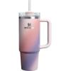 image:imageSTANLEY Quencher H20 Tumbler with Handle and Straw 30 oz  Flowstate 3Position Lid  Cup Holder Compatible for Travel  Insulated Stainless Steel Cup  BPAFree  Sahara PlumeDawn Spiral