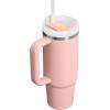 image:imageSTANLEY Quencher H20 Tumbler with Handle and Straw 30 oz  Flowstate 3Position Lid  Cup Holder Compatible for Travel  Insulated Stainless Steel Cup  BPAFree  Sahara PlumePeach Rose