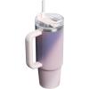 image:imageSTANLEY Quencher H20 Tumbler with Handle and Straw 30 oz  Flowstate 3Position Lid  Cup Holder Compatible for Travel  Insulated Stainless Steel Cup  BPAFree  Sahara PlumeDawn Spiral