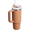 image:imageSTANLEY Quencher H20 Tumbler with Handle and Straw 30 oz  Flowstate 3Position Lid  Cup Holder Compatible for Travel  Insulated Stainless Steel Cup  BPAFree  Sahara PlumeToast