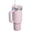 image:imageSTANLEY Quencher H20 Tumbler with Handle and Straw 30 oz  Flowstate 3Position Lid  Cup Holder Compatible for Travel  Insulated Stainless Steel Cup  BPAFree  Sahara PlumeDawn Drift