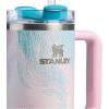 image:imageSTANLEY Quencher H20 Tumbler with Handle and Straw 30 oz  Flowstate 3Position Lid  Cup Holder Compatible for Travel  Insulated Stainless Steel Cup  BPAFree  Sahara PlumeSea Glass Plume
