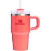 image:imageSTANLEY Quencher H20 Tumbler with Handle and Straw 30 oz  Flowstate 3Position Lid  Cup Holder Compatible for Travel  Insulated Stainless Steel Cup  BPAFree  Sahara PlumeHot Coral