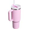 image:imageSTANLEY Quencher H20 Tumbler with Handle and Straw 30 oz  Flowstate 3Position Lid  Cup Holder Compatible for Travel  Insulated Stainless Steel Cup  BPAFree  Sahara PlumeCherry Blossom