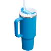 image:imageSTANLEY Quencher H20 Tumbler with Handle and Straw 30 oz  Flowstate 3Position Lid  Cup Holder Compatible for Travel  Insulated Stainless Steel Cup  BPAFree  Sahara PlumeAzure