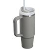 image:imageSTANLEY Quencher H20 Tumbler with Handle and Straw 30 oz  Flowstate 3Position Lid  Cup Holder Compatible for Travel  Insulated Stainless Steel Cup  BPAFree  Sahara PlumeStone