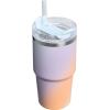 image:imageSTANLEY Quencher H20 Tumbler with Handle and Straw 30 oz  Flowstate 3Position Lid  Cup Holder Compatible for Travel  Insulated Stainless Steel Cup  BPAFree  Sahara PlumeSunrise Spiral