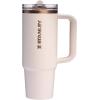 image:imageSTANLEY Quencher H20 Tumbler with Handle and Straw 30 oz  Flowstate 3Position Lid  Cup Holder Compatible for Travel  Insulated Stainless Steel Cup  BPAFree  Sahara PlumePeriwinkle Shimmer
