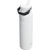 image:imageStanley IceFlow Flip Straw 20 Water Bottle 24 OZ  BuiltIn Straw with Larger Opening  Lightweight amp LeakResistant  Insulated Stainless Steel  BPAFree  Blue SkyChalk