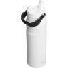 image:imageStanley IceFlow Flip Straw 20 Water Bottle 24 OZ  BuiltIn Straw with Larger Opening  Lightweight amp LeakResistant  Insulated Stainless Steel  BPAFree  Blue SkyChalk