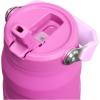 image:imageStanley IceFlow Flip Straw 20 Water Bottle 24 OZ  BuiltIn Straw with Larger Opening  Lightweight amp LeakResistant  Insulated Stainless Steel  BPAFree  Blue SkyDark Blossom