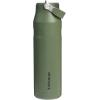 image:imageStanley IceFlow Flip Straw 20 Water Bottle 24 OZ  BuiltIn Straw with Larger Opening  Lightweight amp LeakResistant  Insulated Stainless Steel  BPAFree  Blue SkyDried Pine