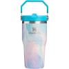 image:imageSTANLEY IceFlow 20 Flip Straw Tumbler with Handle 14 oz  Twist On Lid and Flip Up Straw  Leakproof Water Bottle  Insulated Stainless Steel  BPAFree  AshSea Glass Plume