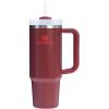 image:imageSTANLEY Quencher H20 Tumbler with Handle and Straw 30 oz  Flowstate 3Position Lid  Cup Holder Compatible for Travel  Insulated Stainless Steel Cup  BPAFree  Sahara PlumeCranberry