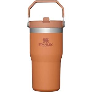 image:imageSTANLEY IceFlow 20 Flip Straw Tumbler with Handle 14 oz  Twist On Lid and Flip Up Straw  Leakproof Water Bottle  Insulated Stainless Steel  BPAFree  AshOchre