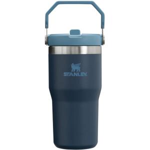 image:imageSTANLEY IceFlow 20 Flip Straw Tumbler with Handle 14 oz  Twist On Lid and Flip Up Straw  Leakproof Water Bottle  Insulated Stainless Steel  BPAFree  AshNavy