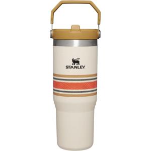 image:imageSTANLEY IceFlow 20 Flip Straw Tumbler with Handle 14 oz  Twist On Lid and Flip Up Straw  Leakproof Water Bottle  Insulated Stainless Steel  BPAFree  AshCream Mesh