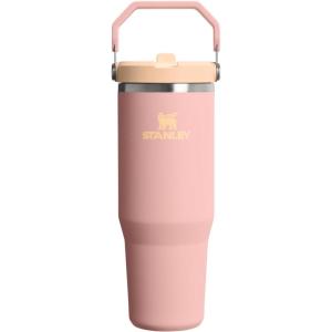 image:imageSTANLEY IceFlow 20 Flip Straw Tumbler with Handle 14 oz  Twist On Lid and Flip Up Straw  Leakproof Water Bottle  Insulated Stainless Steel  BPAFree  AshPeach Rose
