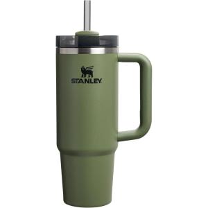 image:imageSTANLEY Quencher H20 Tumbler with Handle and Straw 30 oz  Flowstate 3Position Lid  Cup Holder Compatible for Travel  Insulated Stainless Steel Cup  BPAFree  Sahara PlumeDried Pine