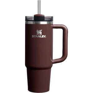 image:imageSTANLEY Quencher H20 Tumbler with Handle and Straw 30 oz  Flowstate 3Position Lid  Cup Holder Compatible for Travel  Insulated Stainless Steel Cup  BPAFree  Sahara PlumeMahogany Gloss