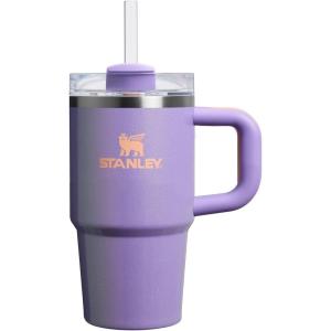 image:imageSTANLEY Quencher H20 Tumbler with Handle and Straw 30 oz  Flowstate 3Position Lid  Cup Holder Compatible for Travel  Insulated Stainless Steel Cup  BPAFree  Sahara PlumePeriwinkle Shimmer
