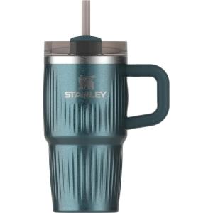 image:imageSTANLEY Quencher H20 Tumbler with Handle and Straw 30 oz  Flowstate 3Position Lid  Cup Holder Compatible for Travel  Insulated Stainless Steel Cup  BPAFree  Sahara PlumeFluted Marina Shine