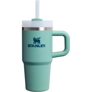 image:imageSTANLEY Quencher H20 Tumbler with Handle and Straw 30 oz  Flowstate 3Position Lid  Cup Holder Compatible for Travel  Insulated Stainless Steel Cup  BPAFree  Sahara PlumeSpring Green