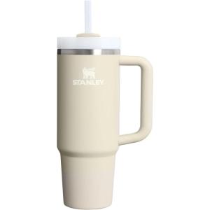 image:imageSTANLEY Quencher H20 Tumbler with Handle and Straw 30 oz  Flowstate 3Position Lid  Cup Holder Compatible for Travel  Insulated Stainless Steel Cup  BPAFree  Sahara PlumeToasted Almond