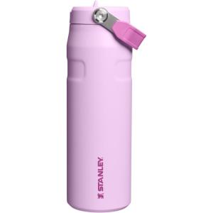 image:imageStanley IceFlow Flip Straw 20 Water Bottle 24 OZ  BuiltIn Straw with Larger Opening  Lightweight amp LeakResistant  Insulated Stainless Steel  BPAFree  Blue SkySoft Orchid