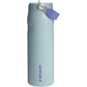 image:imageStanley IceFlow Flip Straw 20 Water Bottle 24 OZ  BuiltIn Straw with Larger Opening  Lightweight amp LeakResistant  Insulated Stainless Steel  BPAFree  Blue SkyExclusive Blue Cactus