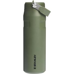 image:imageStanley IceFlow Flip Straw 20 Water Bottle 24 OZ  BuiltIn Straw with Larger Opening  Lightweight amp LeakResistant  Insulated Stainless Steel  BPAFree  Blue SkyDried Pine