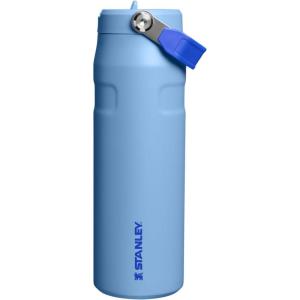 image:imageStanley IceFlow Flip Straw 20 Water Bottle 24 OZ  BuiltIn Straw with Larger Opening  Lightweight amp LeakResistant  Insulated Stainless Steel  BPAFree  Blue SkyBlue Sky