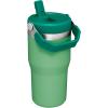 image:imageSTANLEY IceFlow 20 Flip Straw Tumbler with Handle 14 oz  Twist On Lid and Flip Up Straw  Leakproof Water Bottle  Insulated Stainless Steel  BPAFree  AshJade