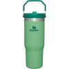 image:imageSTANLEY IceFlow 20 Flip Straw Tumbler with Handle 14 oz  Twist On Lid and Flip Up Straw  Leakproof Water Bottle  Insulated Stainless Steel  BPAFree  AshJade
