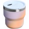 image:imageSTANLEY StayHot Stacking Camp Cup 10 oz  Press In Drink Through Lid  Cup for Coffee Tea and Drinks  Insulated Stainless Steel Coffee Mug  BPAFreeSunrise Spiral