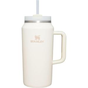 image:imageSTANLEY Quencher H20 Tumbler with Handle amp Straw 64 oz  Flowstate 3Position Lid  Large Capacity for Travel amp Sports  Insulated Stainless Steel Cup  BPAFree  Cream