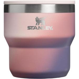 image:imageSTANLEY StayHot Stacking Camp Cup 10 oz  Press In Drink Through Lid  Cup for Coffee Tea and Drinks  Insulated Stainless Steel Coffee Mug  BPAFreeDawn Spiral