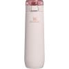 image:imageSTANLEY Flowstate Spring Bottle  Leakproof Water Bottle with Carry Strap amp FlipTop Locking Lid  Insulated Stainless Steel  Fits Most Cup Holders  BPAFree  20 oz  Coastal TealRose Quartz