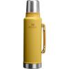 image:imageStanley Classic Legendary Vacuum Bottle 15 qt  Wide Mouth with Leakproof Cup Lid  Keep Drinks Hot or Cold  Packable for Travel  Insulated Stainless Steel Thermos  BPAFree  Dijon