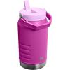 image:imageStanley IceFlow 20 Flip Straw Jug with Handle 64 oz  Twist On Lid and Flip Up Straw  Leakproof for Travel and Sports  Insulated Stainless Steel  BPAFree  TwilightDark Blossom