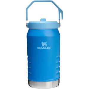 image:imageStanley IceFlow 20 Flip Straw Jug with Handle 64 oz  Twist On Lid and Flip Up Straw  Leakproof for Travel and Sports  Insulated Stainless Steel  BPAFree  TwilightAzure