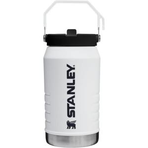 image:imageStanley IceFlow 20 Flip Straw Jug with Handle 64 oz  Twist On Lid and Flip Up Straw  Leakproof for Travel and Sports  Insulated Stainless Steel  BPAFree  TwilightChalk