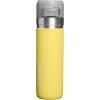 image:imageSTANLEY Quick Flip GO Water Bottle 24 oz  Push Button Lid  Leakproof and Packable for Travel and Sports  Insulated Stainless Steel  BPAFree  Daffodil