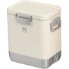 image:imageSTANLEY Lifted Spirits Stainless Steel Cooler  Vacuum Insulated Hard Cooler  Leakproof VaultSeal Latch  Premium 188 Recycled Stainless Steel  BPAFreeCream Gloss