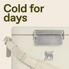 image:imageSTANLEY Lifted Spirits Stainless Steel Cooler  Vacuum Insulated Hard Cooler  Leakproof VaultSeal Latch  Premium 188 Recycled Stainless Steel  BPAFreeCream Gloss